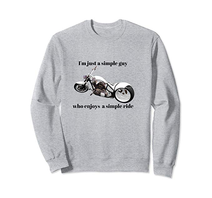 Custom Chopper Biker Sweatshirt